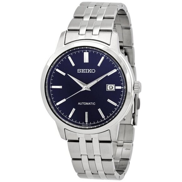 NWT Seiko Fashion Men's Automatic Steel Authentic Watch - Picture 1 of 4
